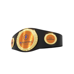 Express Lightweight Championship Belt w. Center & Side Plates