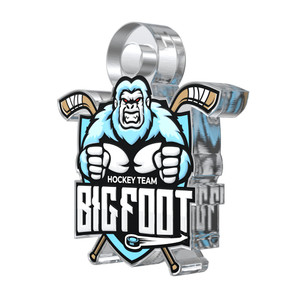 Texture Tone Custom Shaped Acrylic Key Tags