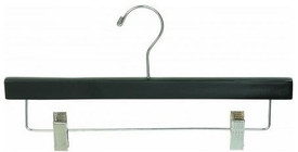 Naturl Wood Bottom Hanger - Black Wood (Pack of 10)