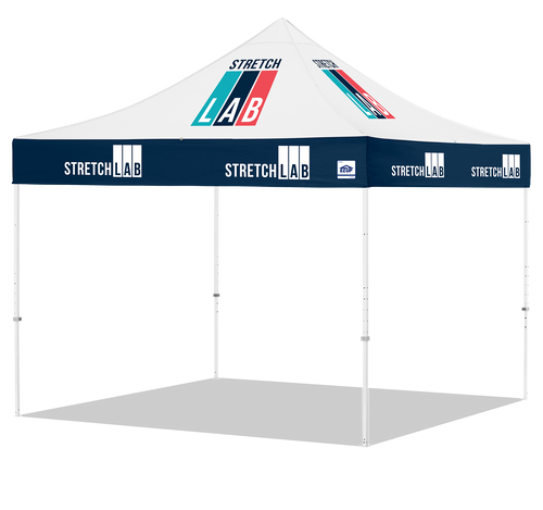 SL - Vantage Canopy, Full Bleed Digital Print - White (10' X 10') (Drop Ship)
