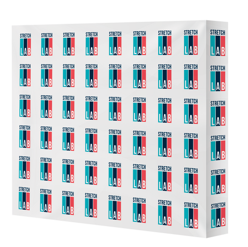 SL - Pop-Up Display Wall 10' Full Bleed Digital Custom Print - Turquoise (Drop Ship)