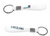 Stretchlab - Silicone Strap Keychain - White/Multi (Pack of 100)