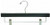 Naturl Wood Bottom Hanger - Black Wood (Pack of 10)