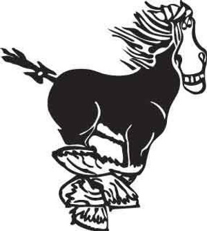 Galloping Horse Decal