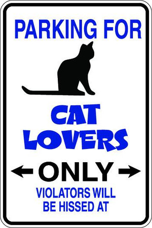 Cat Lovers Only Sublimated Aluminum Magnet