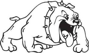 Bull Dog Decal 3