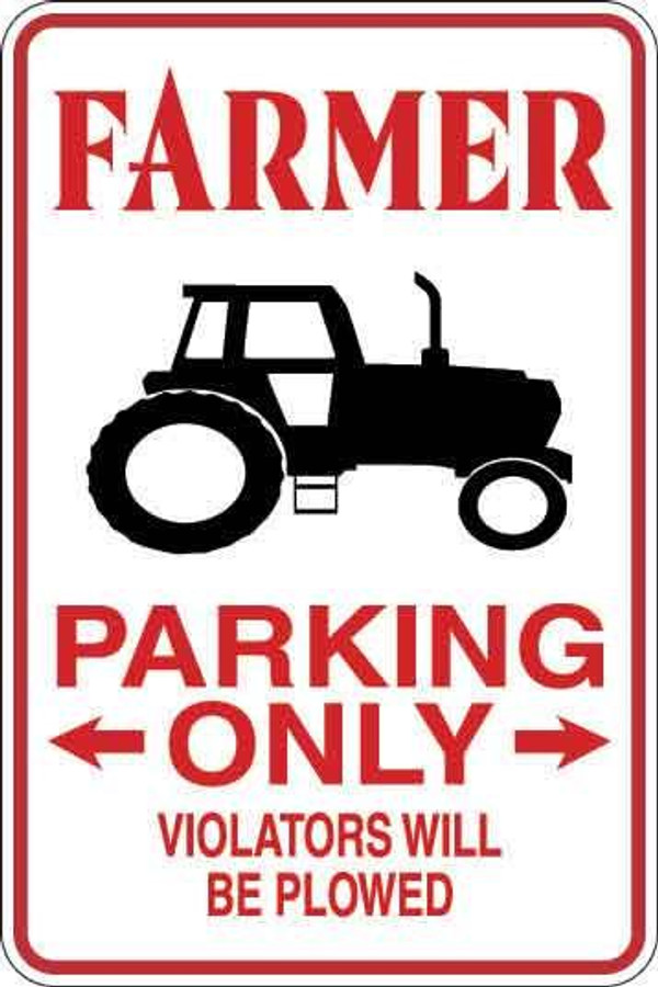 Farmer Only Sign Decal