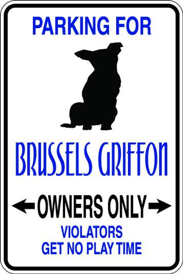 Brussels Griffon Owners Only Sublimated Aluminum Magnet