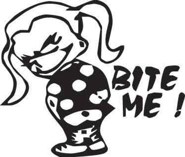 Bite Me Decal