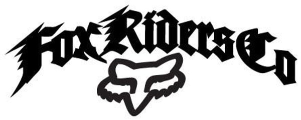 Fox Riders Co Decal