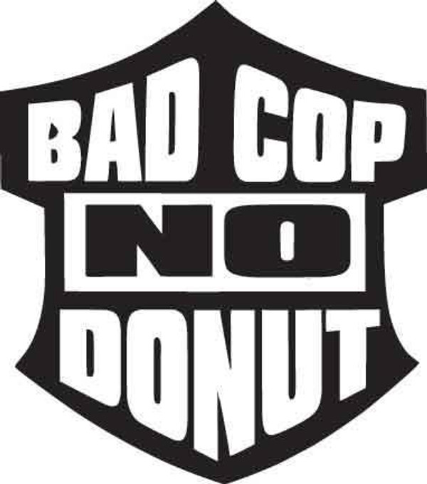 Bad Cop No Donut Decal