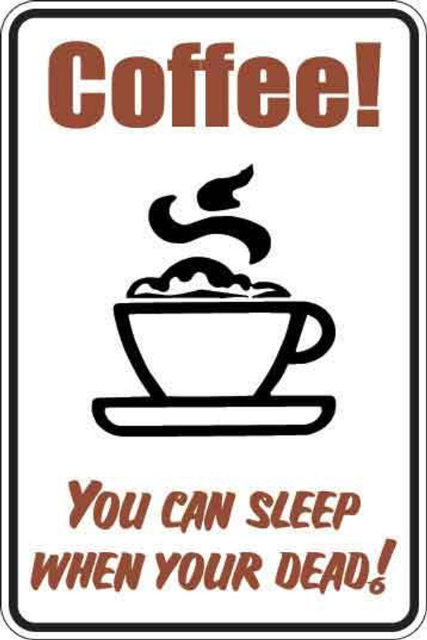 Coffee Sign Decal
