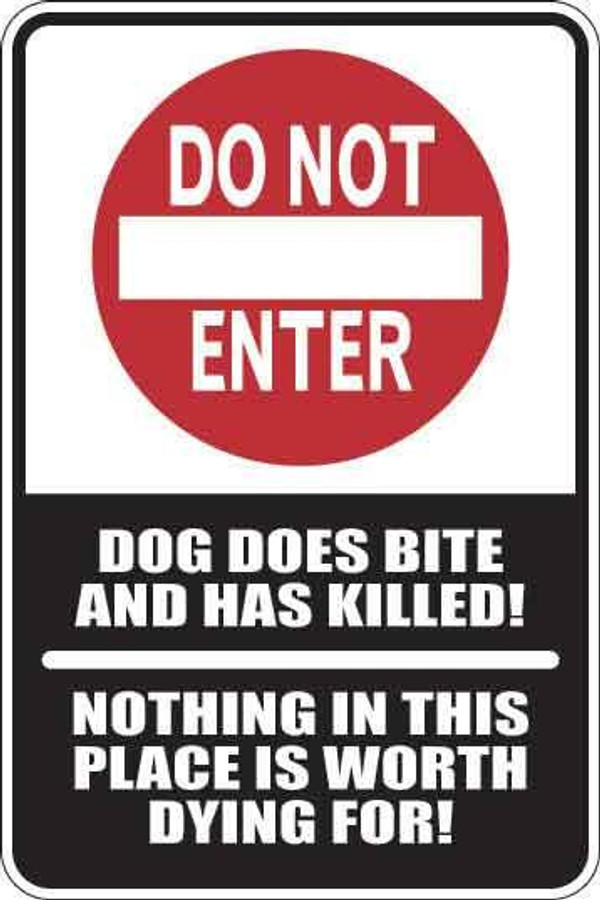 Do Not Enter Sign Decal