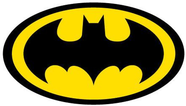 Printed Batman Logo Decal