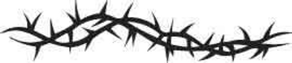 Barbed Wire Decal 1