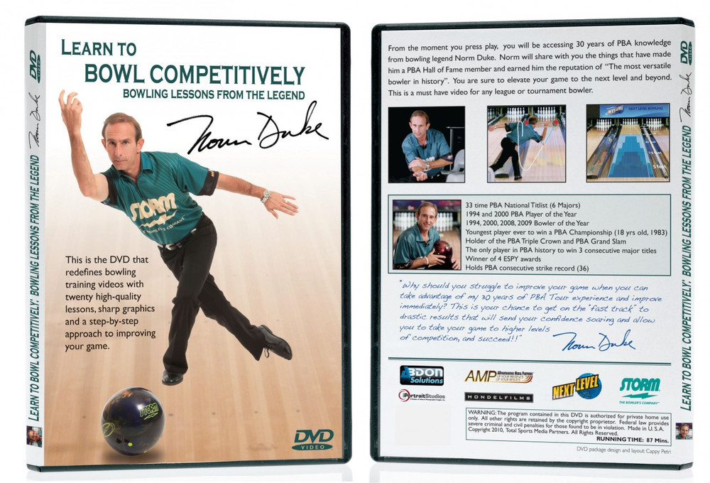 DVD Norm Duke Learn to Bowl Competitively Instructional DVD