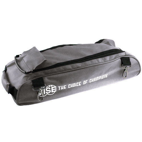 Vise 3 Ball Clear Top Roller Shoe Bag Grey