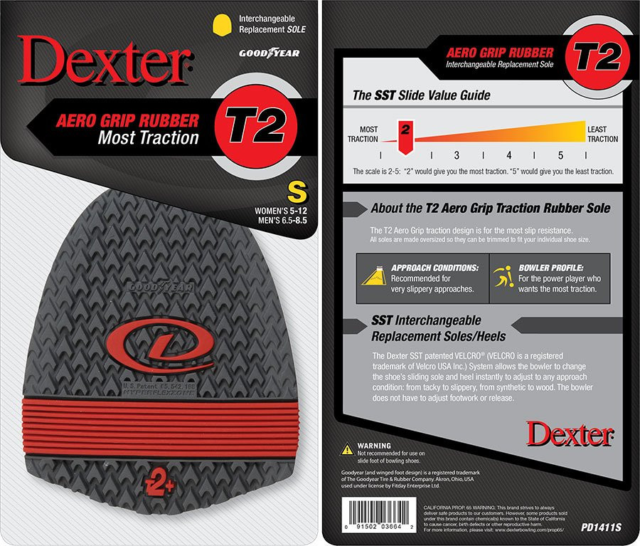 Dexter Replacement Sole SST 8 Traction Sole Red T2+ Hyperflex