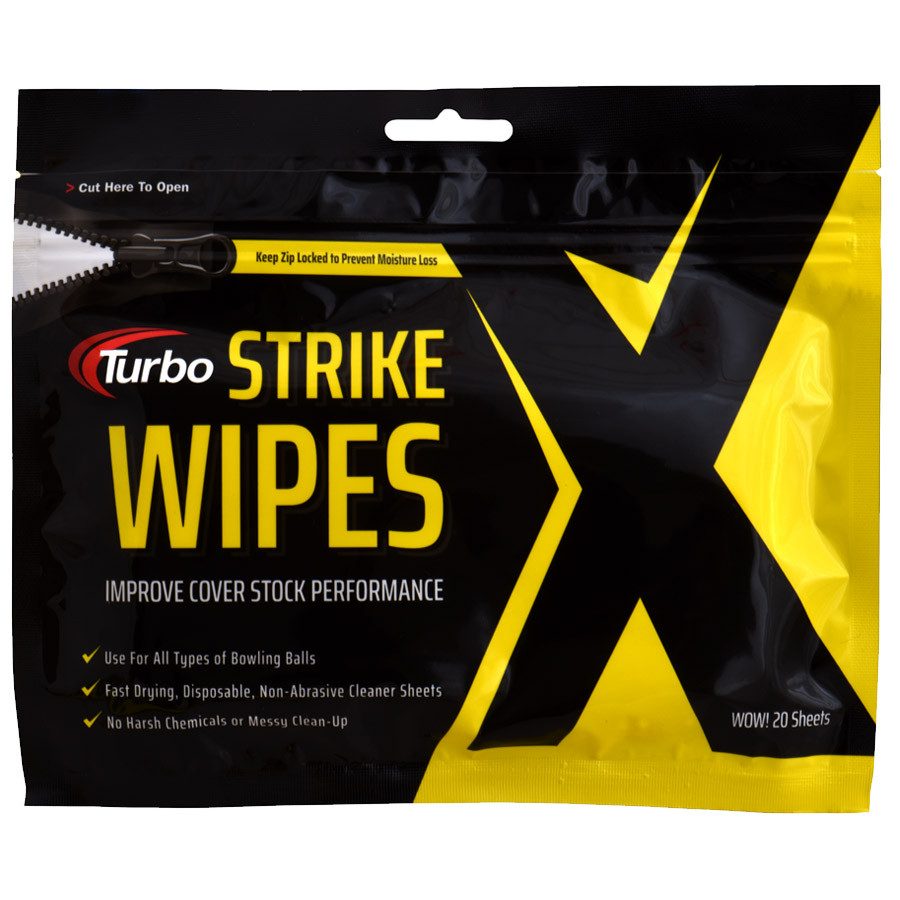 Turbo Strike Wipes Zipper Pack (20 sheets)