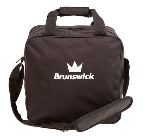 Brunswick TZone 1 Ball Single Tote Bowling Bag Black