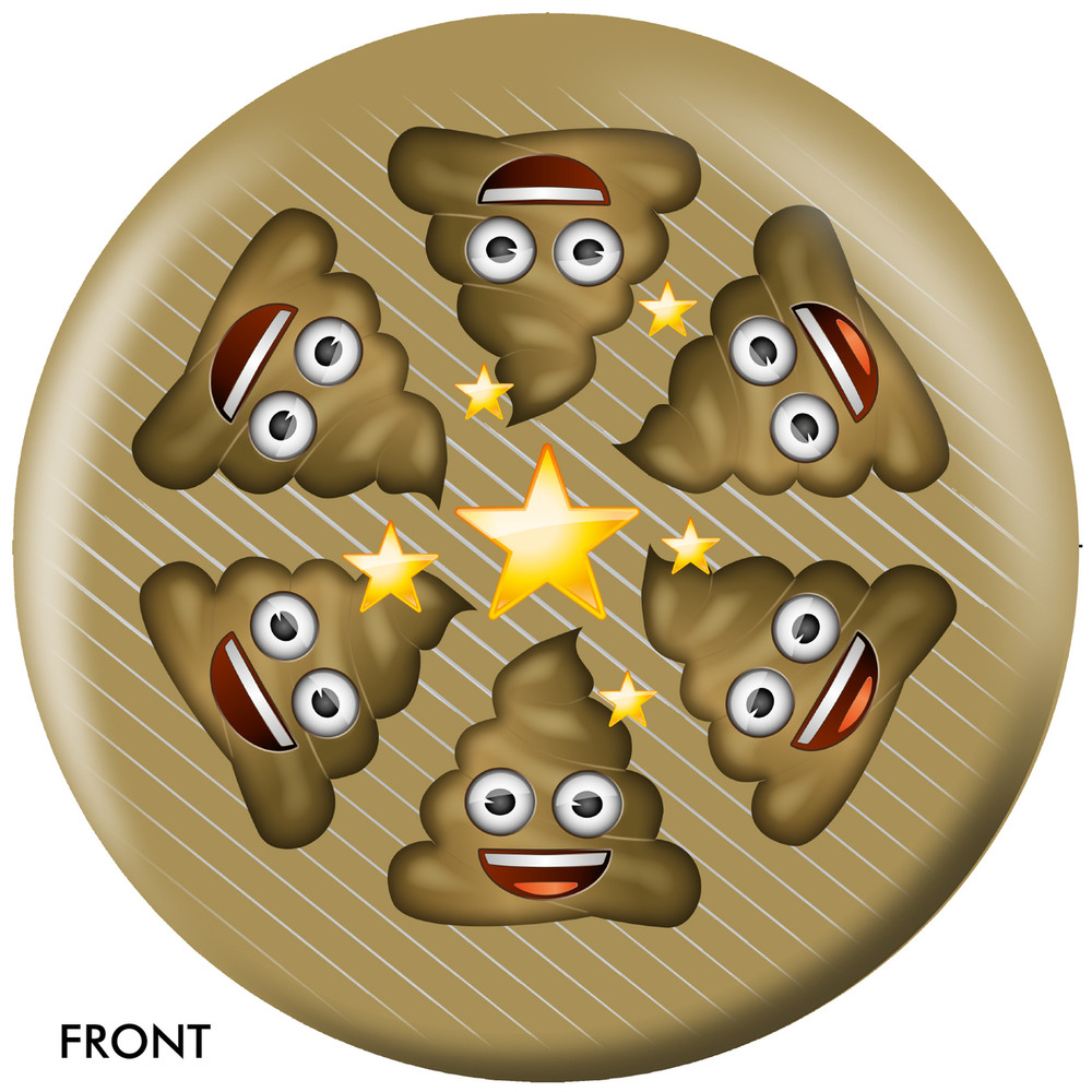 Emoji Poo Happens Front View