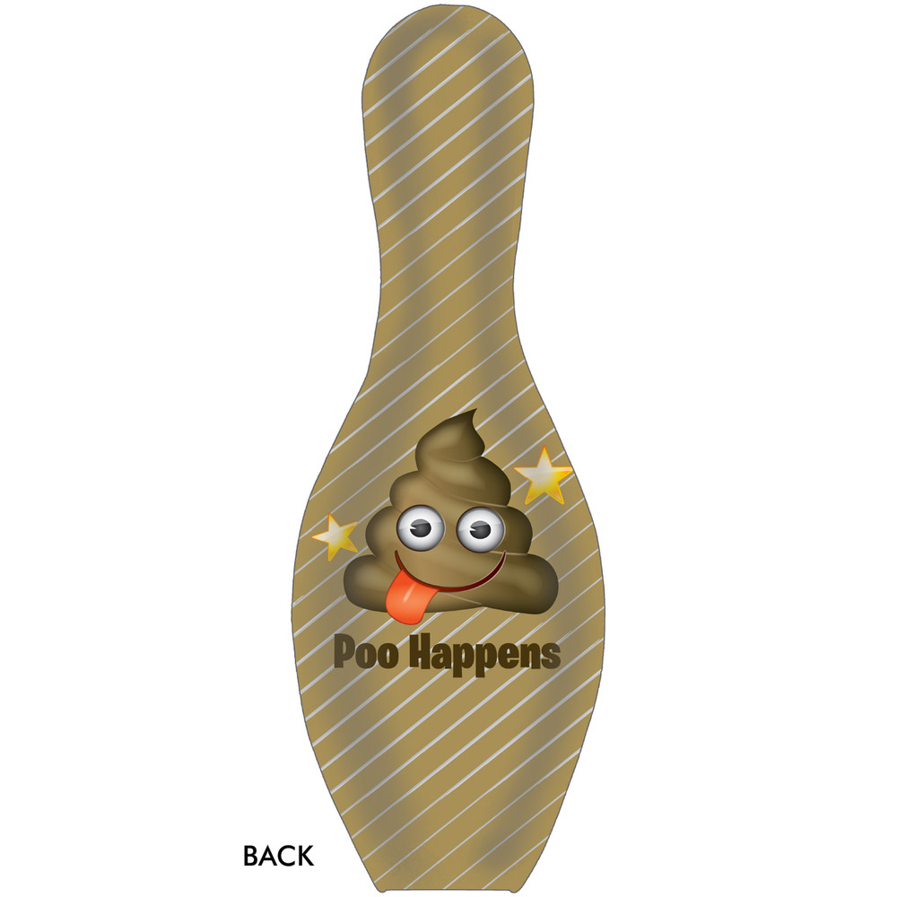 Emoji Bowling Pin Poo Happens