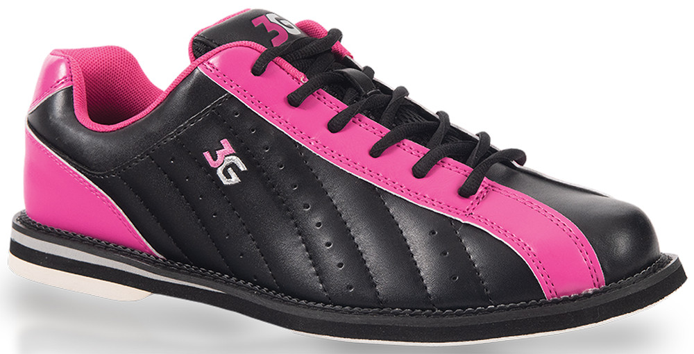 3G Kicks Women's Bowling Shoes Black Pink