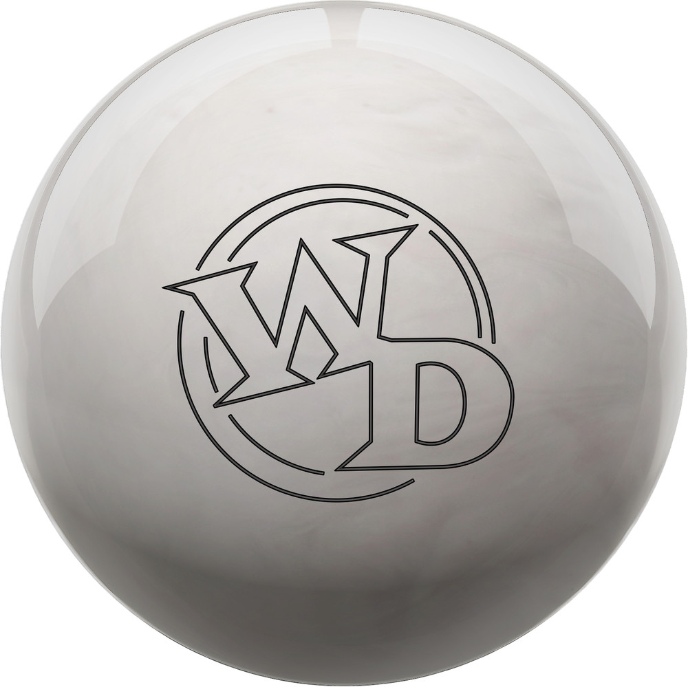 White Dot Bowling Ball Diamond Front View