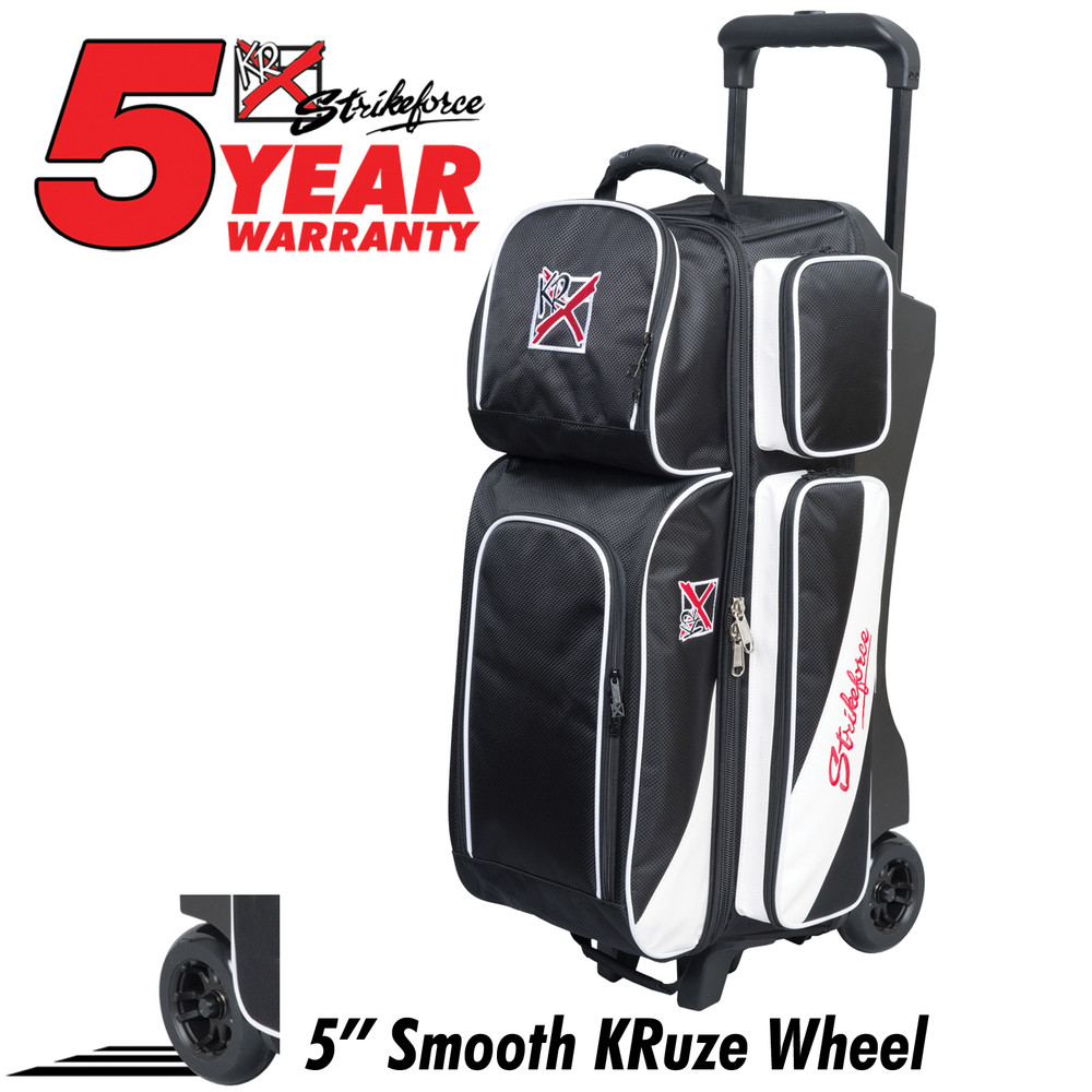 triple roller bowling bag