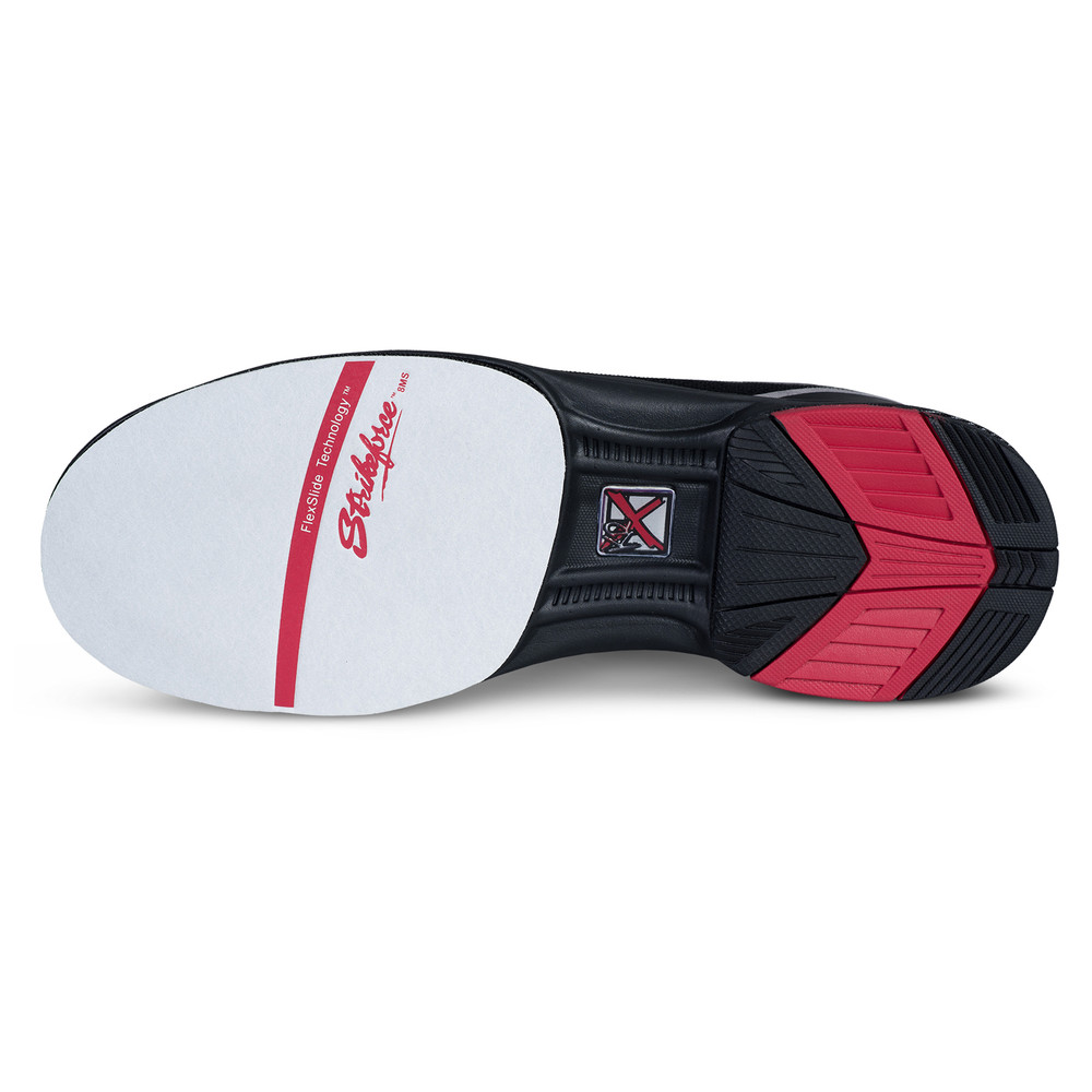 KR Strikeforce Ignite Mens Bowling Shoes Black Red Left Hand