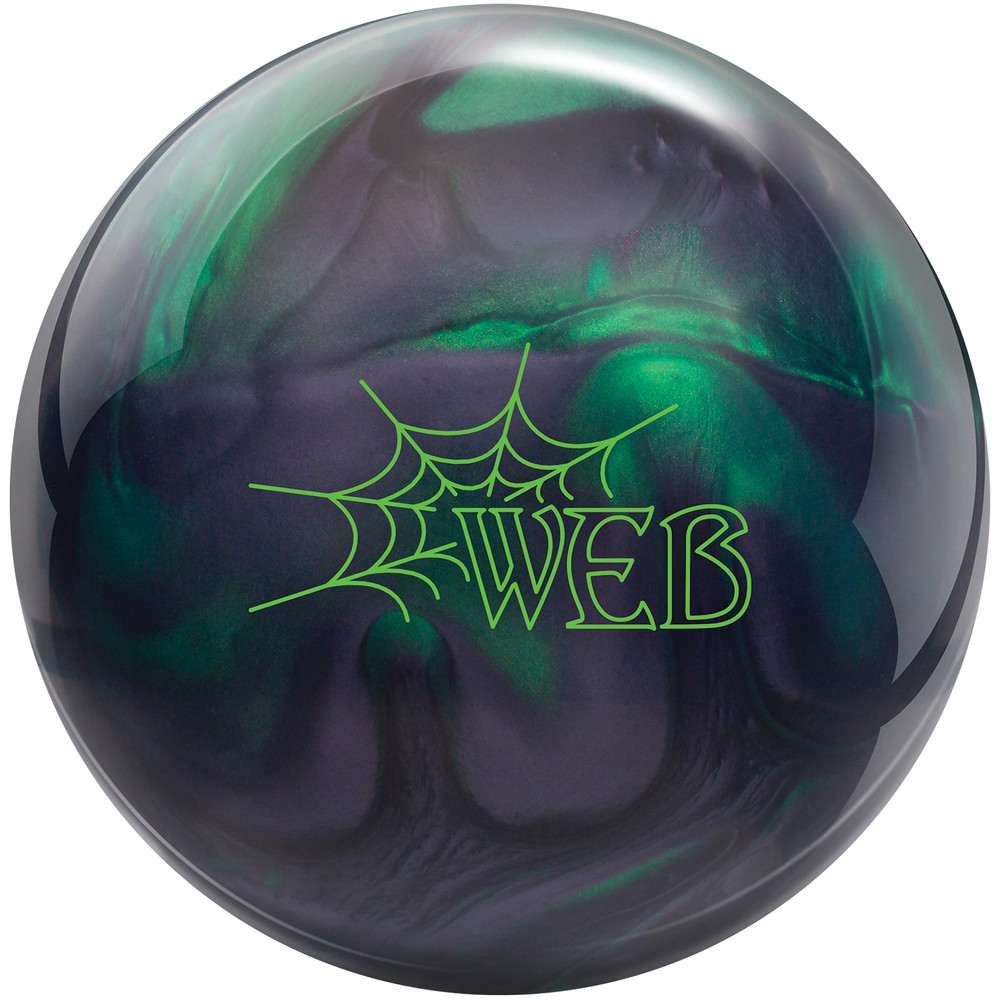 Hammer Web Pearl Bowling Ball Jade Smoke Front View