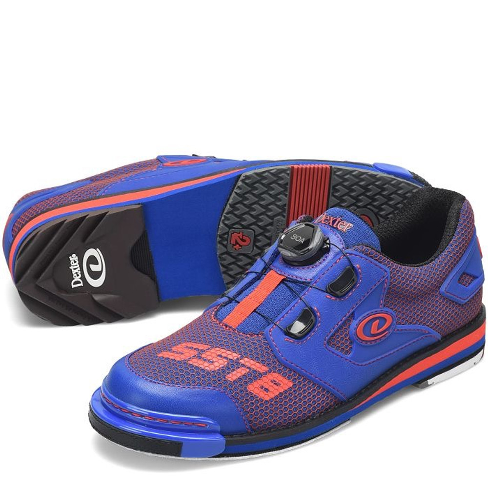 Dexter SST 8 Power Frame BOA Mens Bowling Shoes Blue Red Wide Width