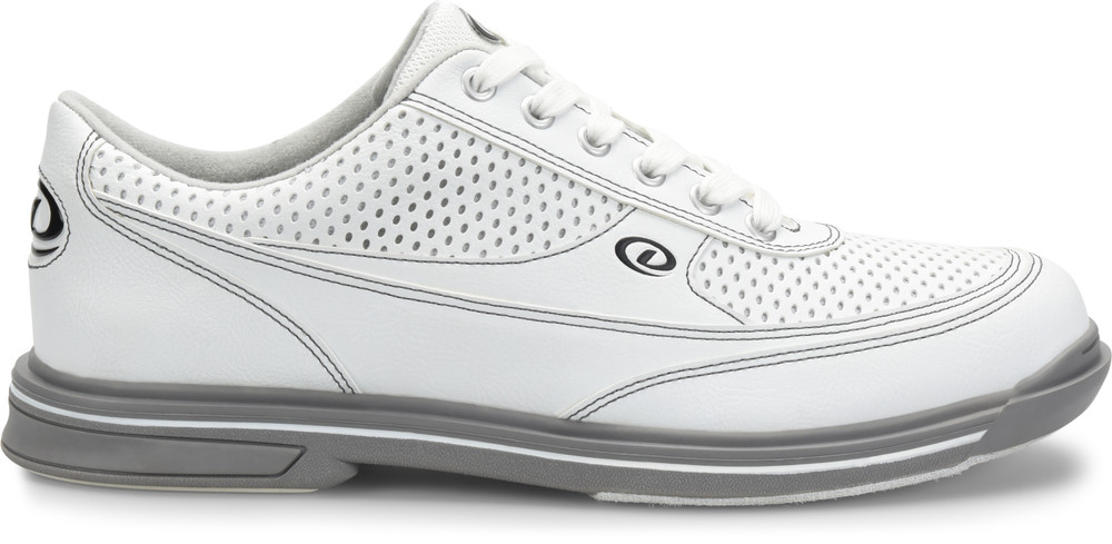 Dexter Turbo Pro Mens Bowling Shoes White Grey
