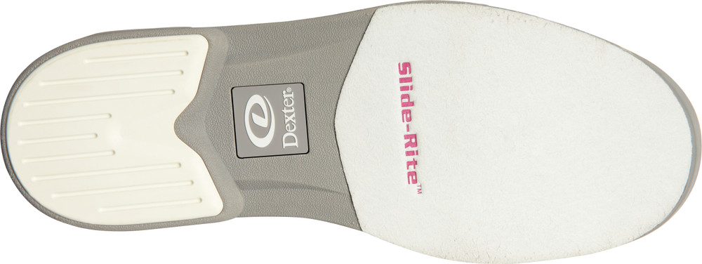 Dexter Turbo Pro Mens Bowling Shoes White Grey