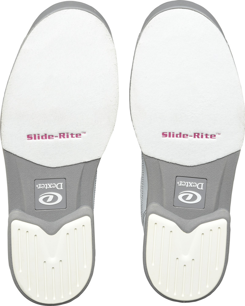 Dexter Turbo Pro Mens Bowling Shoes White Grey