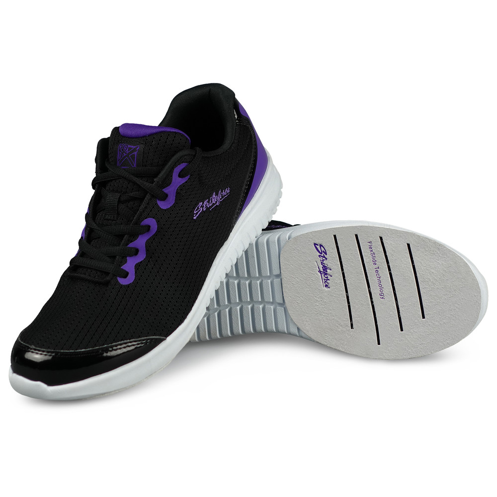 KR Strikeforce Glitz Women's Bowling Shoes Black Purple