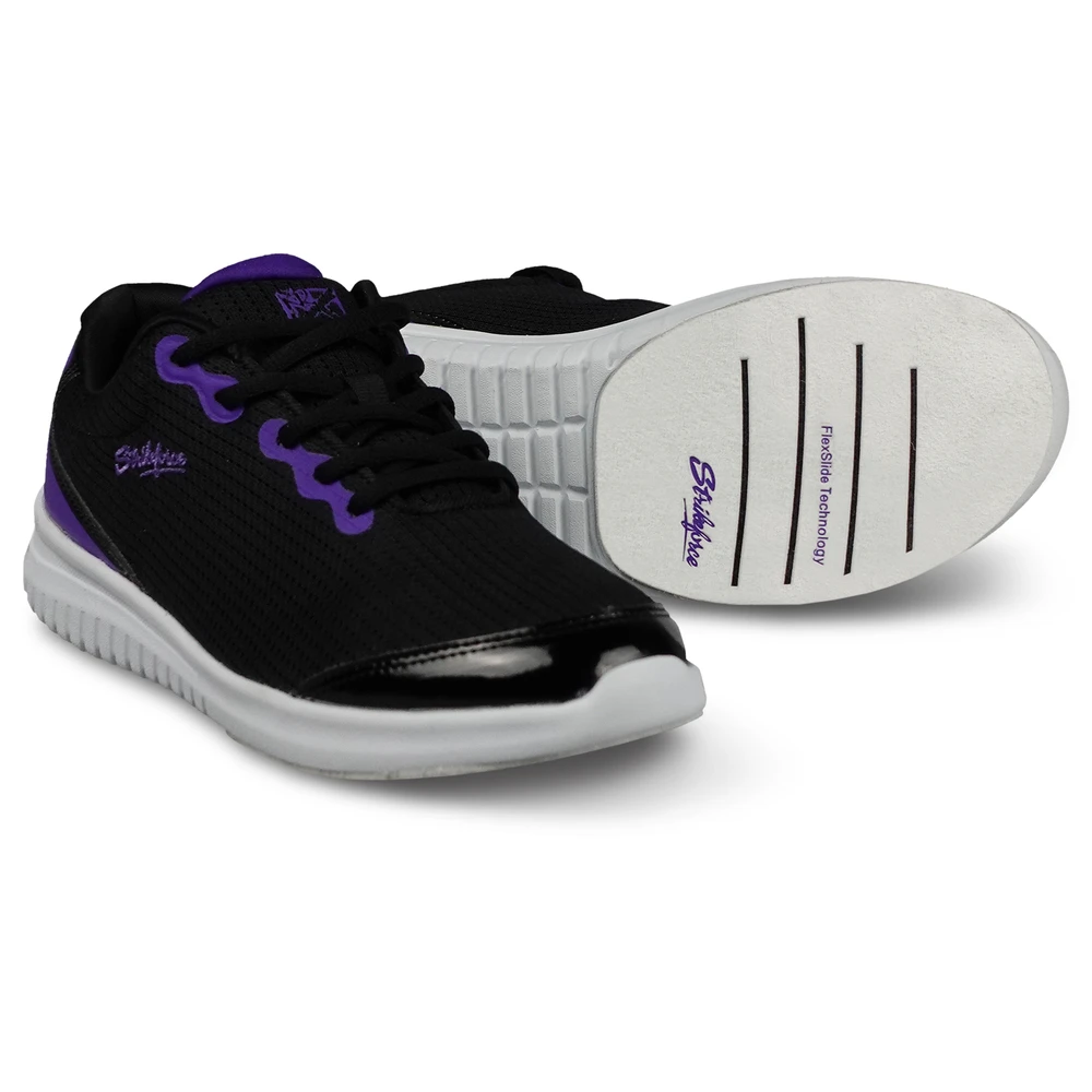 KR Strikeforce Glitz Women's Bowling Shoes Black Purple