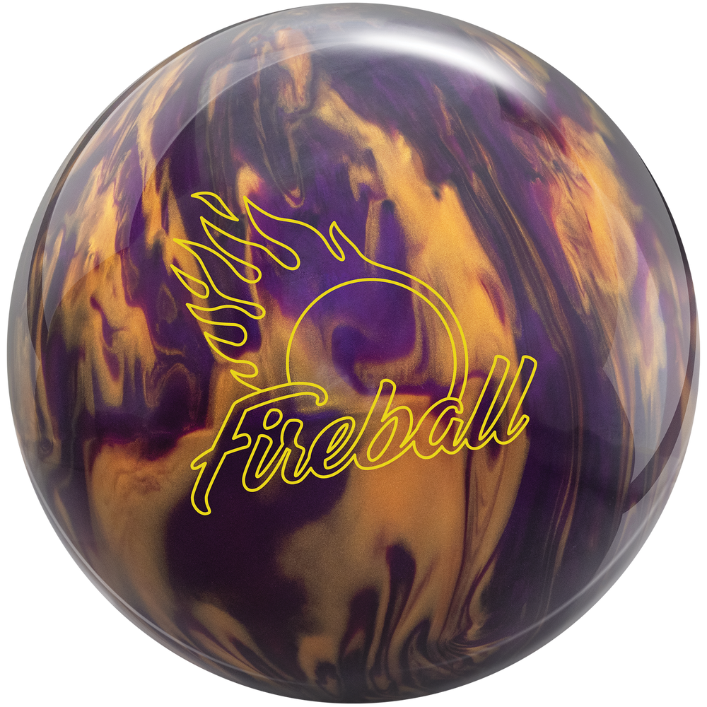 Ebonite Fireball Bowling Ball Purple Orange