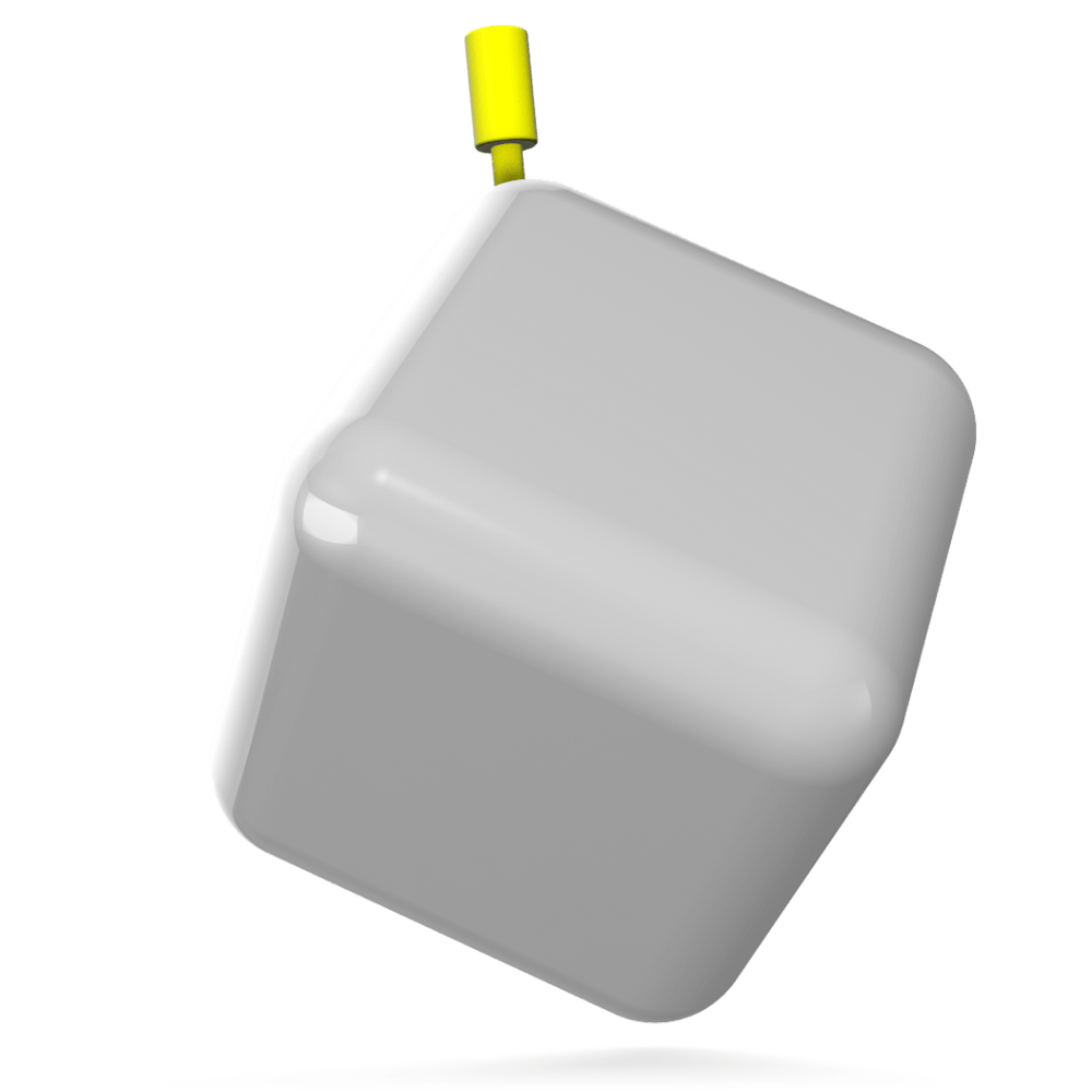 Storm Clear Polyester Bowling Ball White