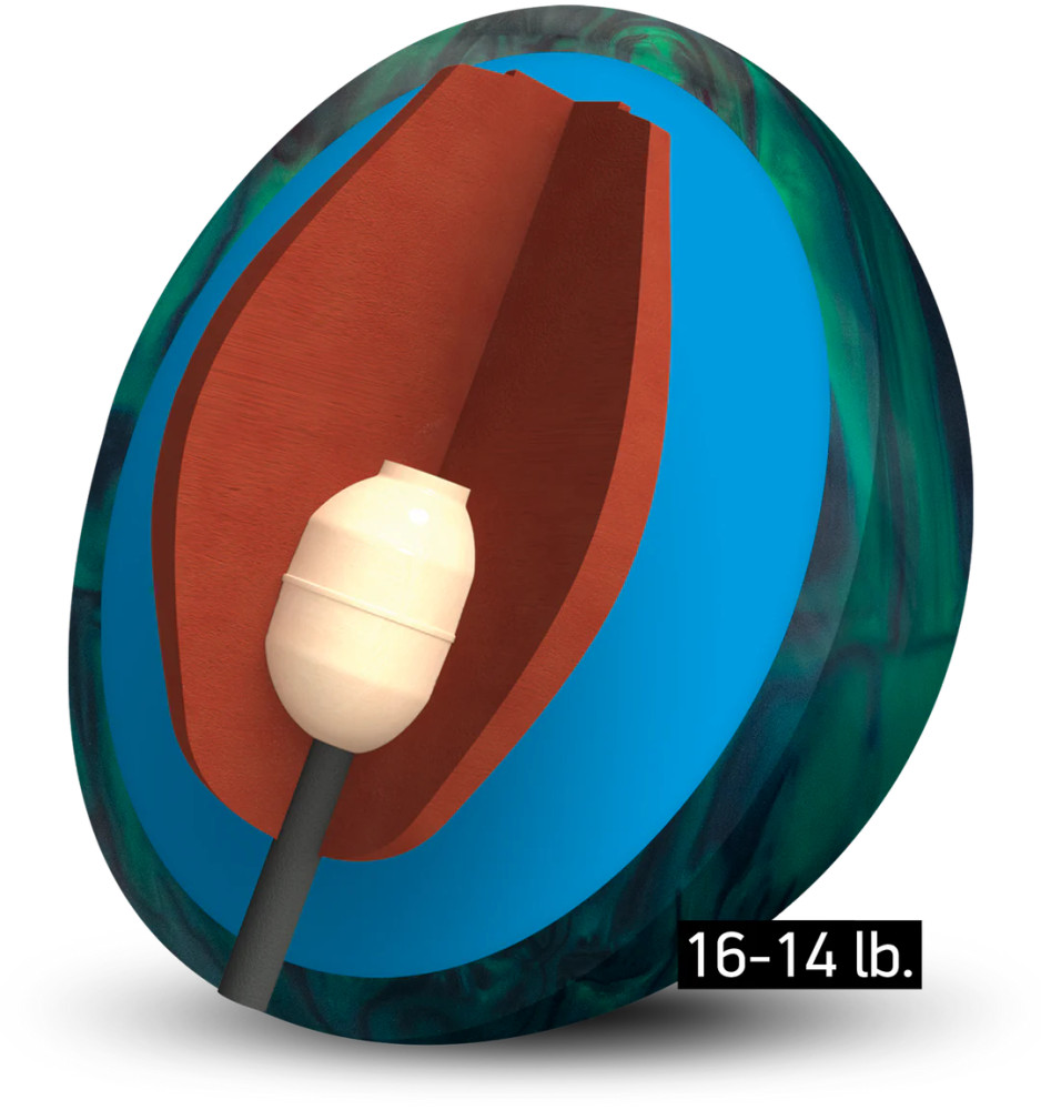 Columbia 300 Piranha PowerCOR Pearl Bowling Ball