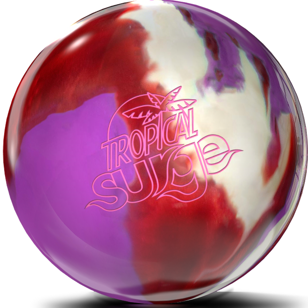 Storm Tropical Surge Bowling Ball Red White Purple