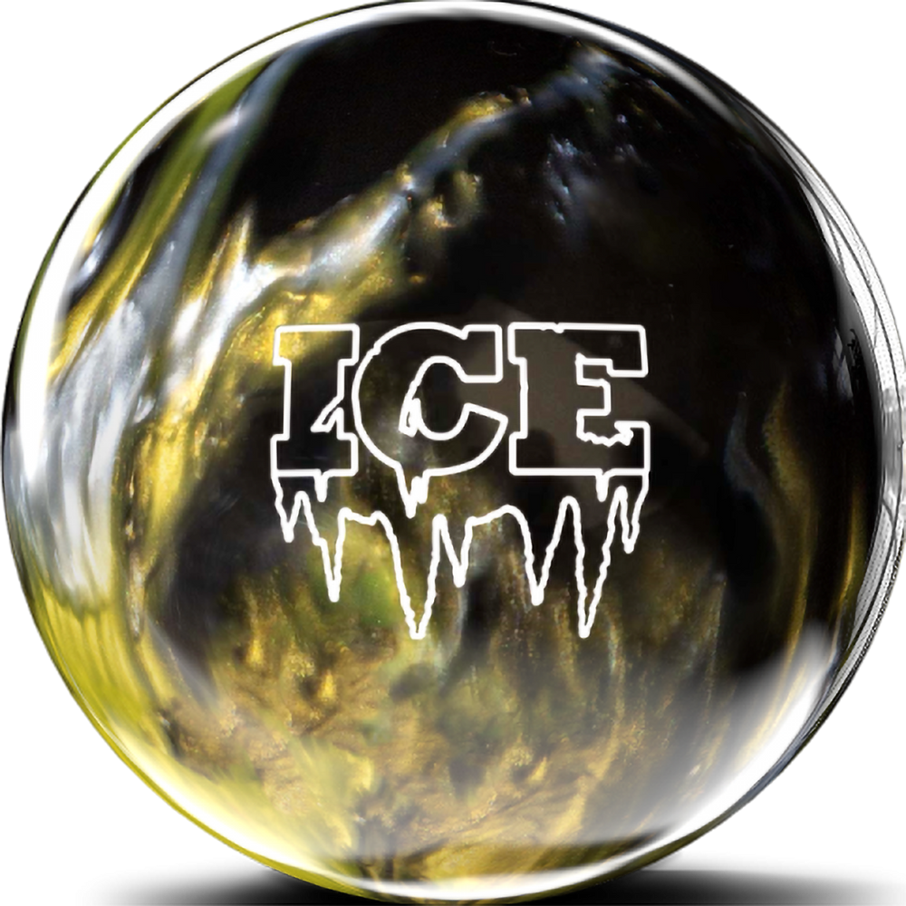 Storm Ice Storm Bowling Ball Black White Gold