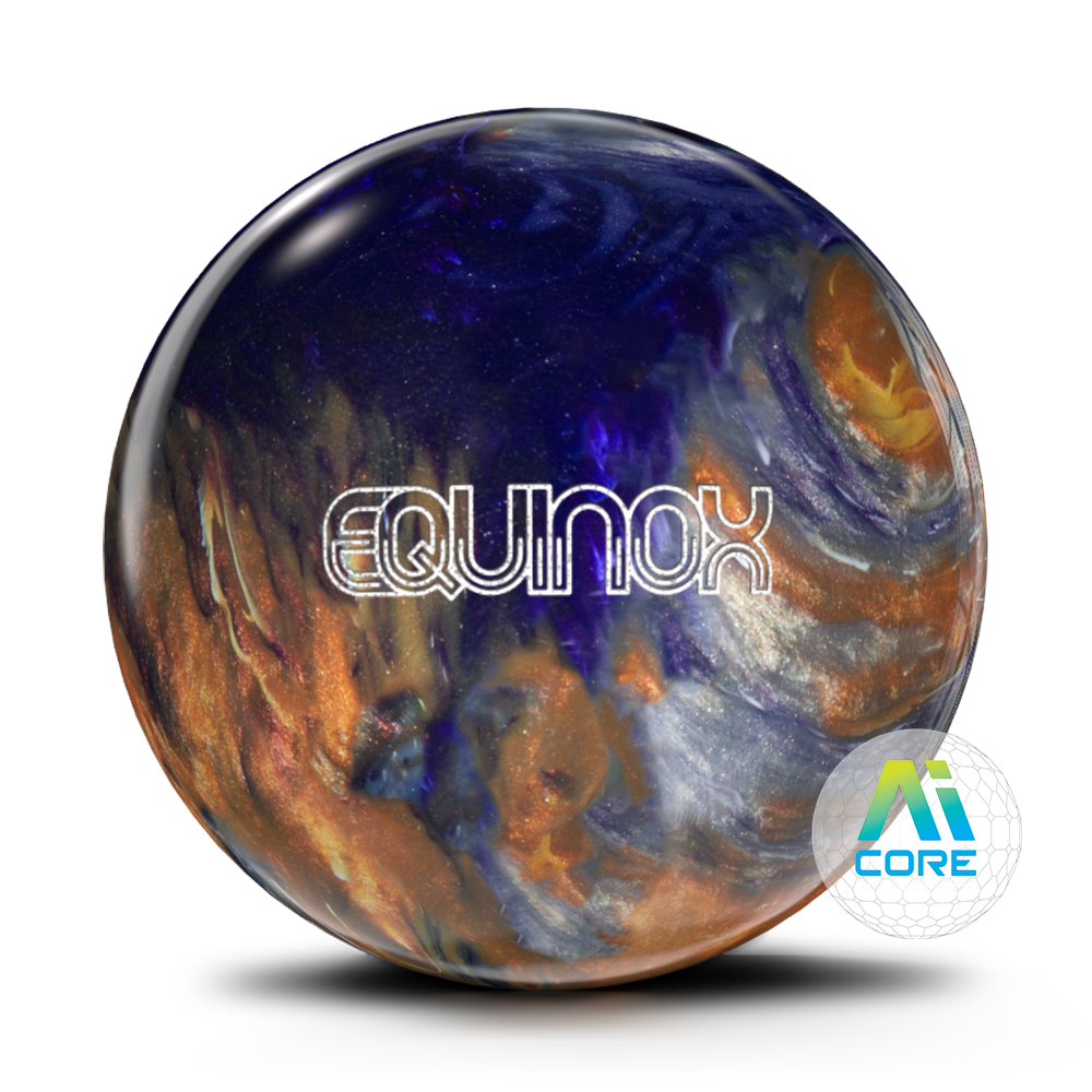 Storm Equinox Bowling Ball Goldenrod/Deep Violet/Chromium