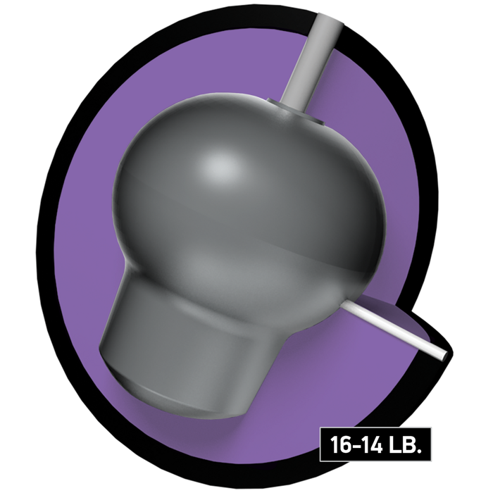 16-14 lb core