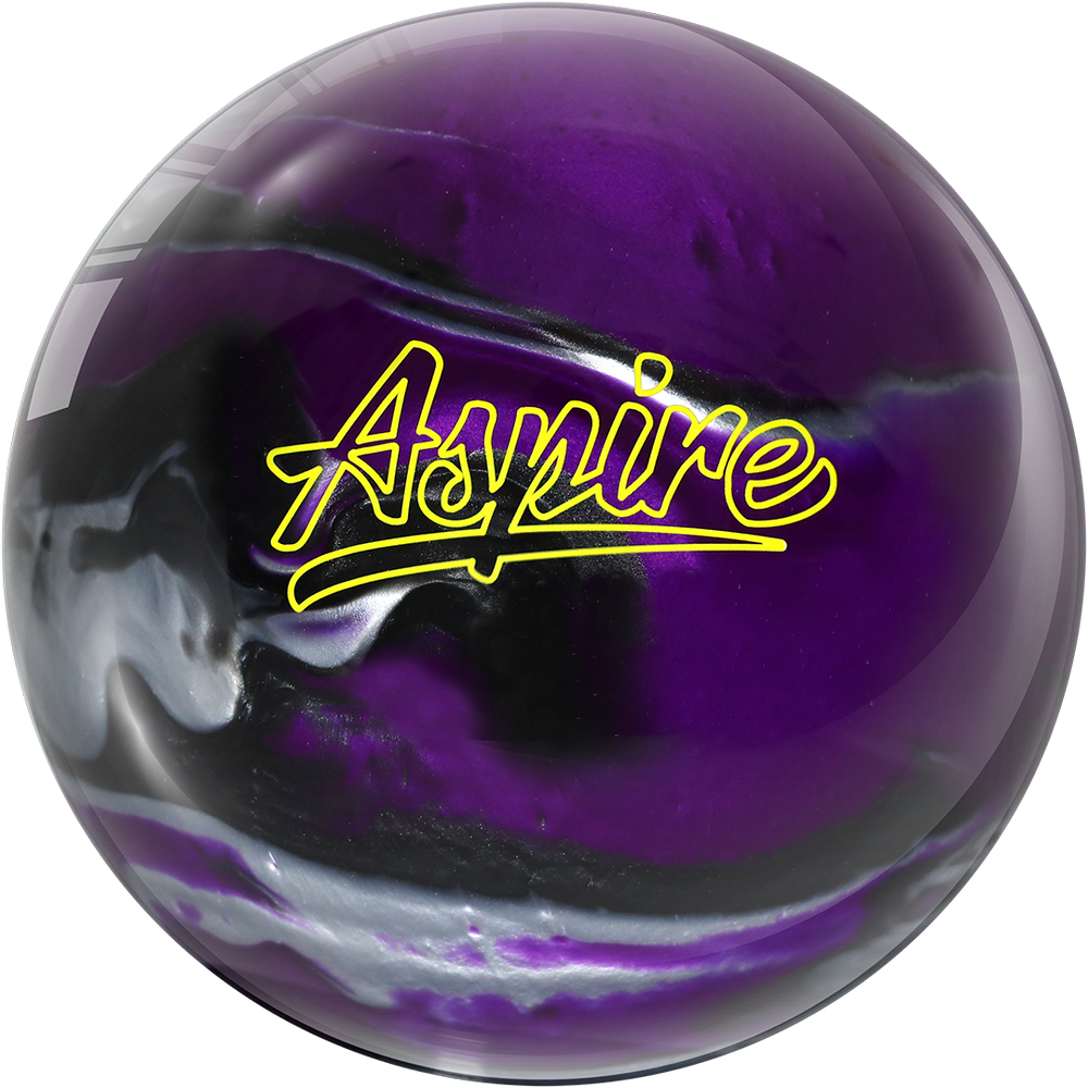 Aspire Purple/Silver/Black Bowling Ball