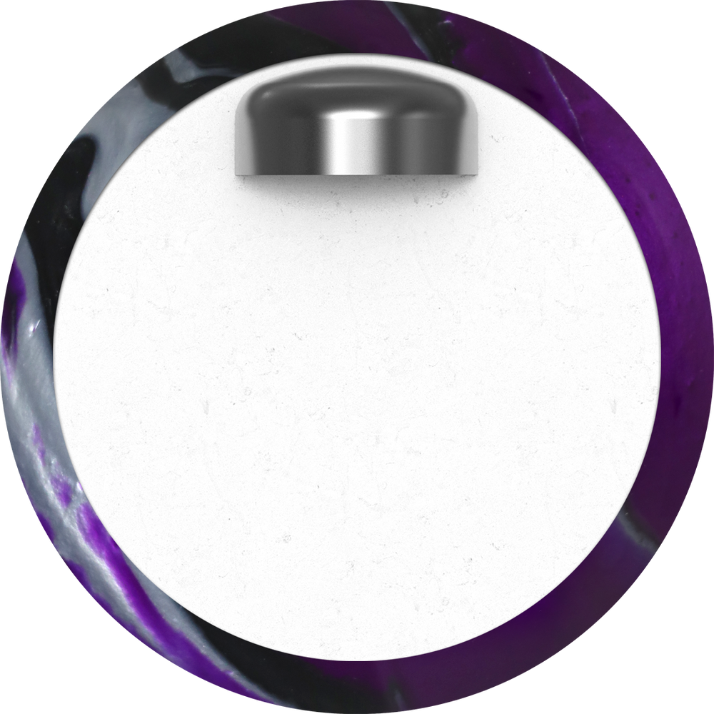 Aspire Purple/Silver/Black Bowling Ball