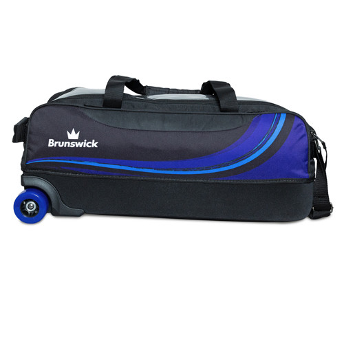 Brunswick Punisher Plus Triple Tote Black/Blue