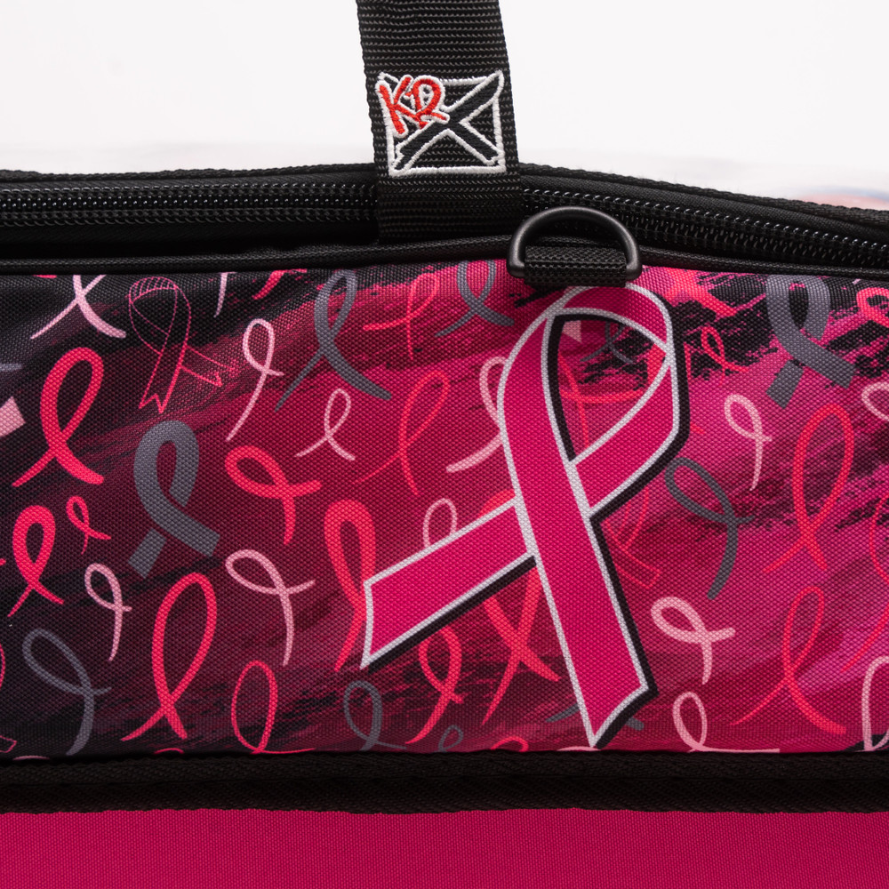 KR Strikeforce Dye Sub Slim Triple Tote - Pink Ribbons