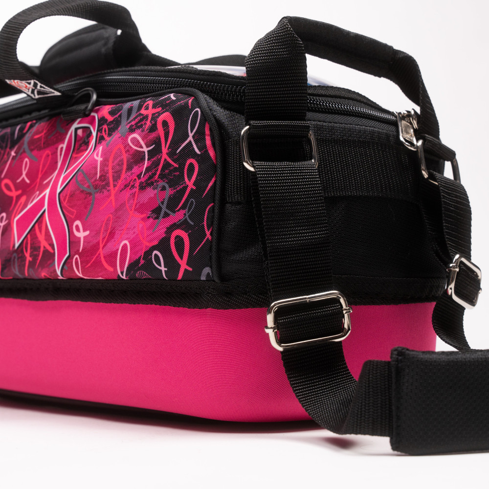 KR Strikeforce Dye Sub Slim Triple Tote - Pink Ribbons