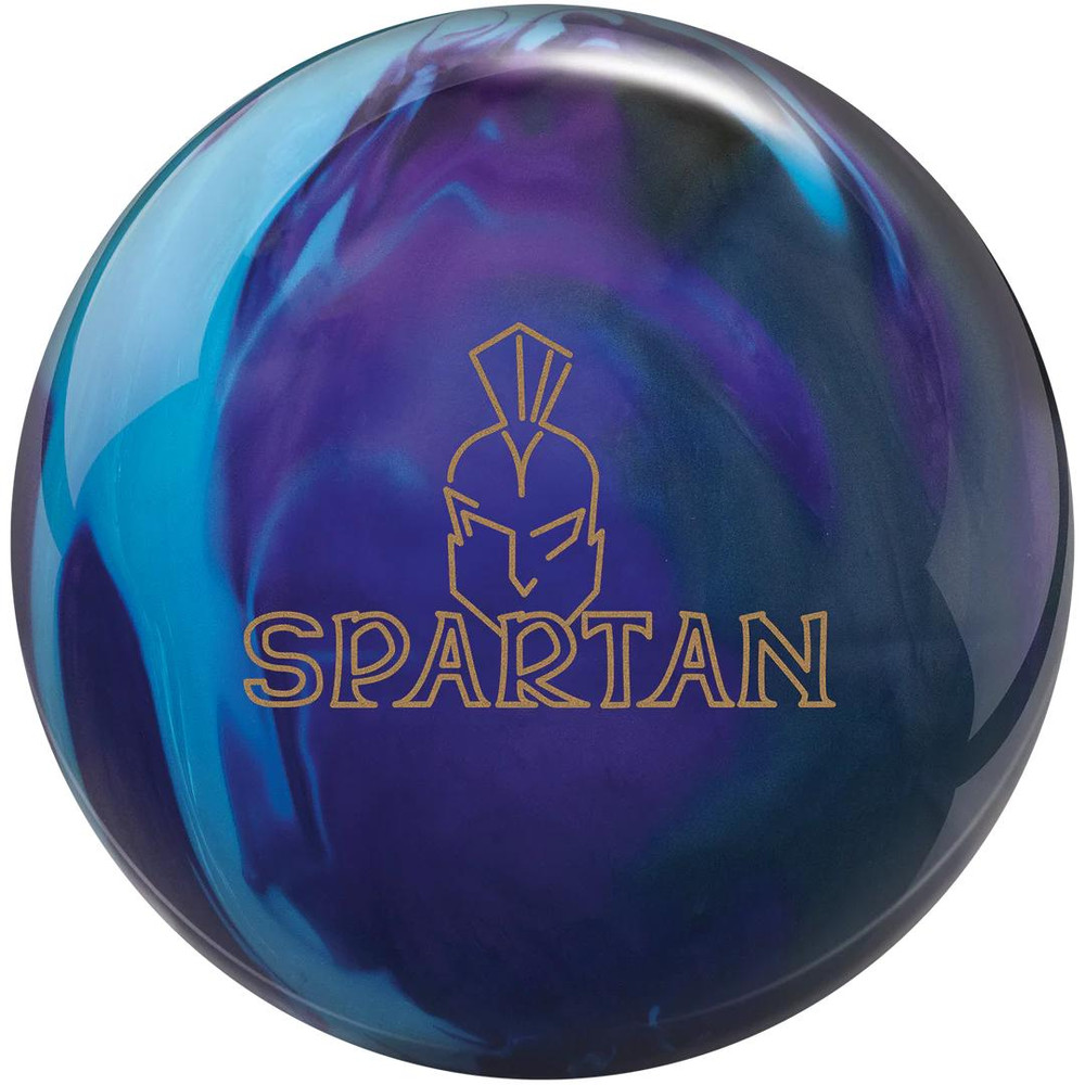 Ebonite Spartan Pearl Bowling Ball Sky Blue / Purple / Carbon